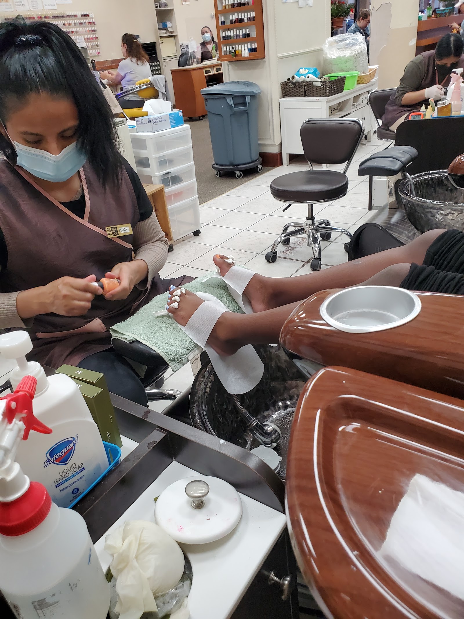 Aroma Nail & Spa nail work in West Hempstead, New York